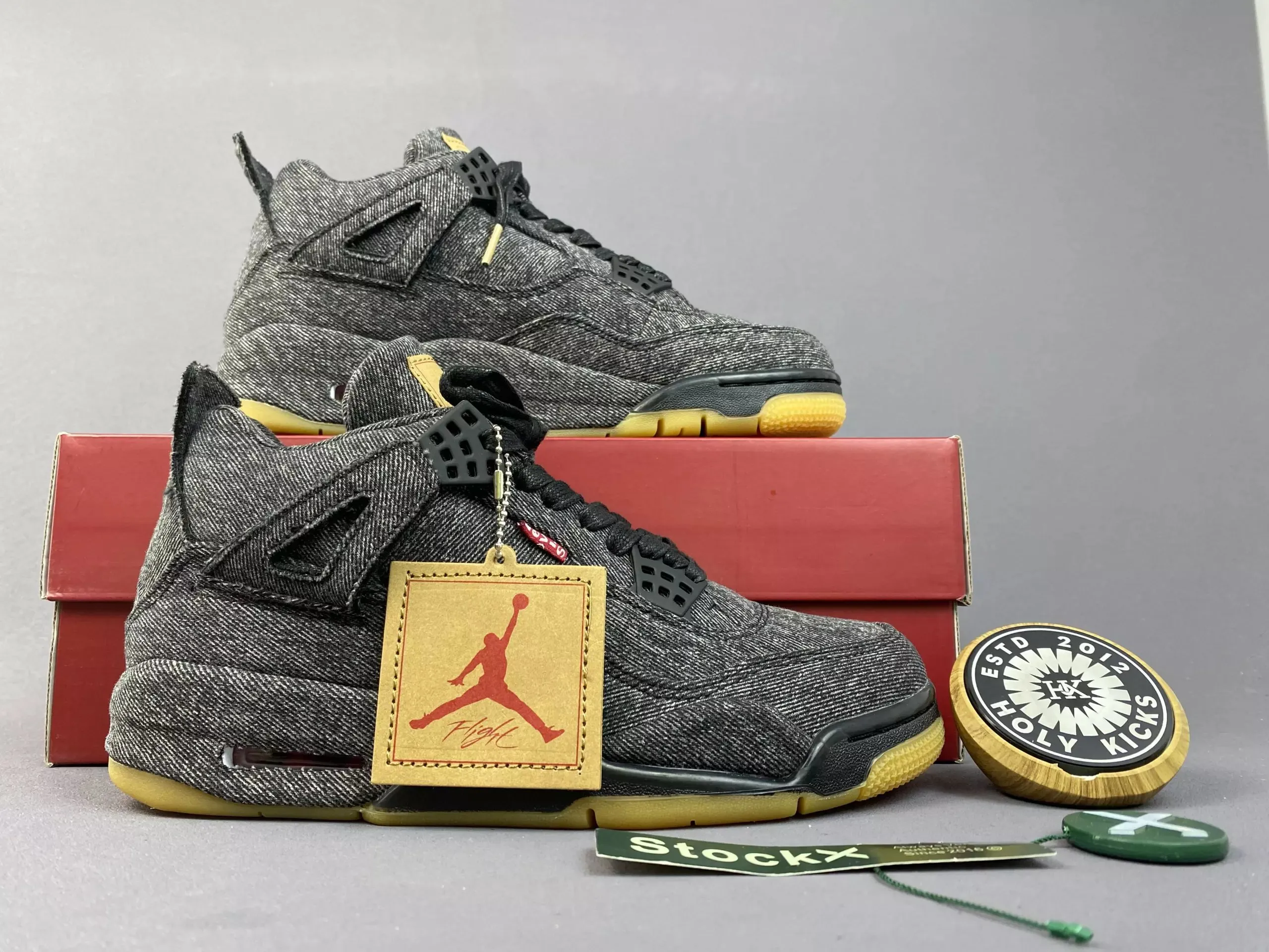 Jordan 4 Levi Black Denim