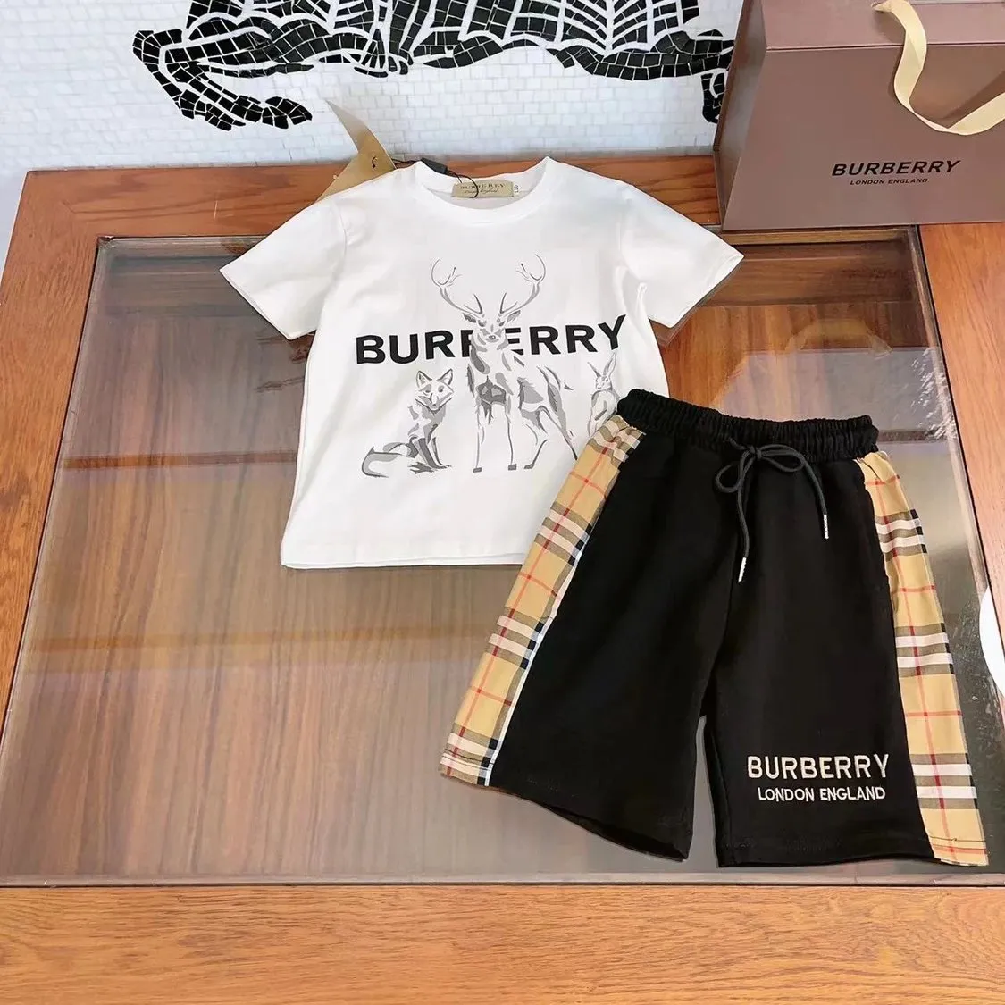 Burberry boys set kids size