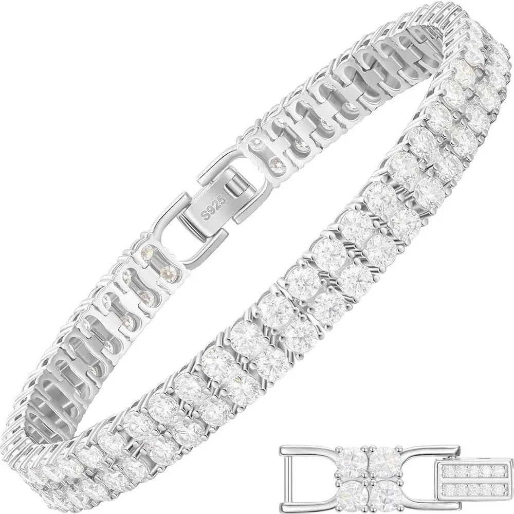 Adjustable Moissanite Bracelet